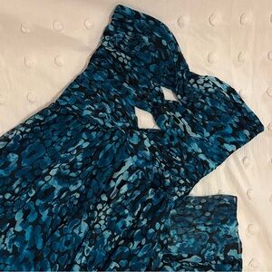 Hailey by Adrianna Papell Cutout Twist Mesh Gown | Strapless Prom Dress